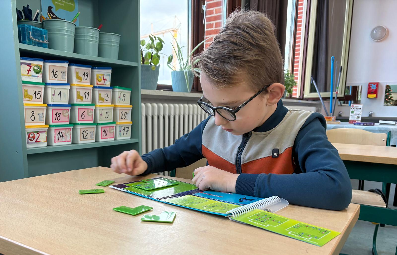 Sinterklaas op bezoek bij 3A en 3B